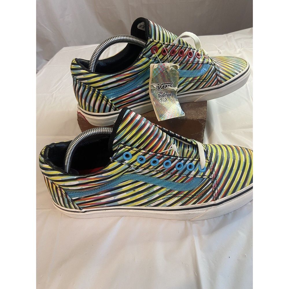 Men's Anderson Paak X Old Skool Lace Up Multicolor Skateboard Shoes-Size 10